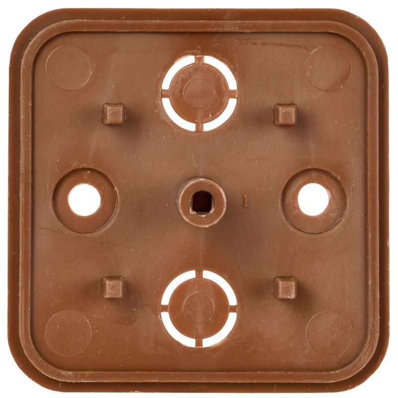 Коробка распаячная КМ41205-05 для открытой проводки безгалогенная (HF) 50х50х20мм дуб IEK