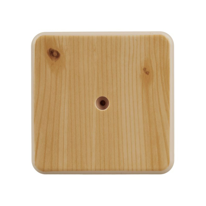 Коробка распаячная КМ41211-04 для открытой проводки безгалогенная (HF) 75х75х20мм сосна IEK