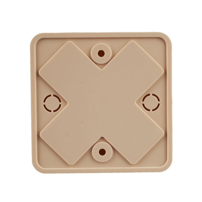 Коробка распаячная КМ41211-04 для открытой проводки безгалогенная (HF) 75х75х20мм сосна IEK