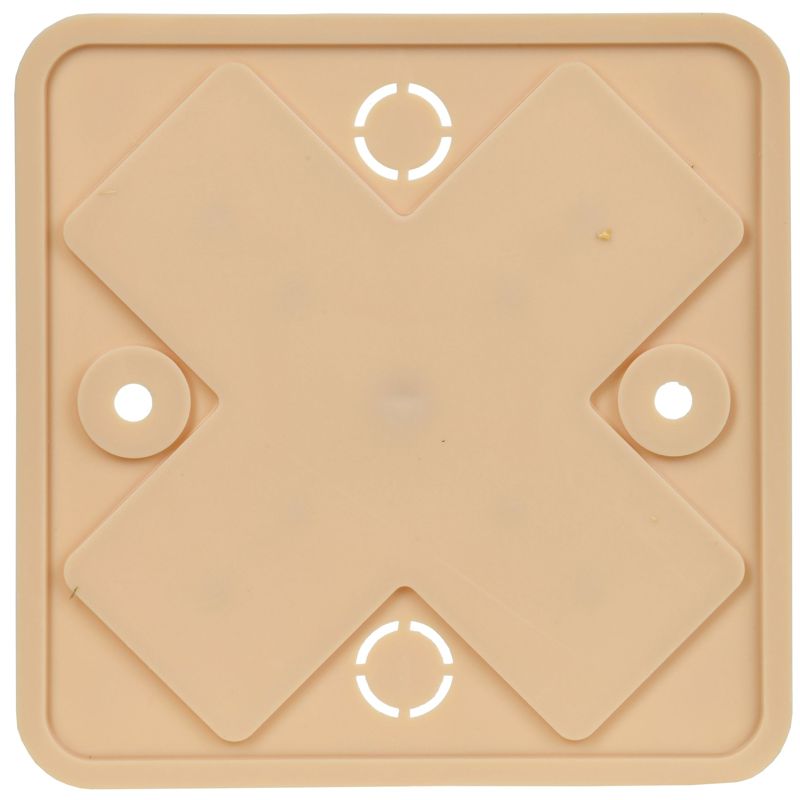 Коробка распаячная КМ41215-04 для открытой проводки безгалогенная (HF) 75х75х28мм сосна IEK