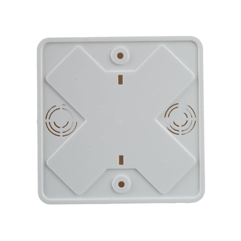 Коробка распаячная КМ41218-01 для открытой проводки безгалогенная (HF) 100х100х29мм белая IEK