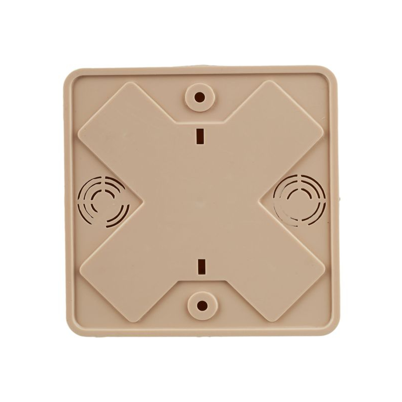 Коробка распаячная КМ41218-04 для открытой проводки безгалогенная (HF) 100х100х29мм сосна IEK