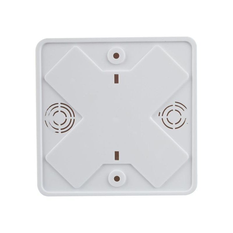 Коробка распаячная КМ41221-01 для открытой проводки безгалогенная (HF) 100х100х44мм белая IEK