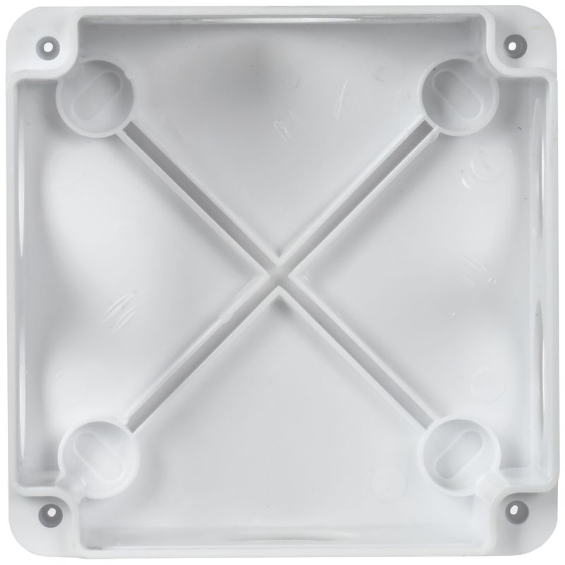 Коробка распаячная КМ для открытой проводки безгалогенная (HF) 100х100х45мм IP44 6 вводов белая IEK