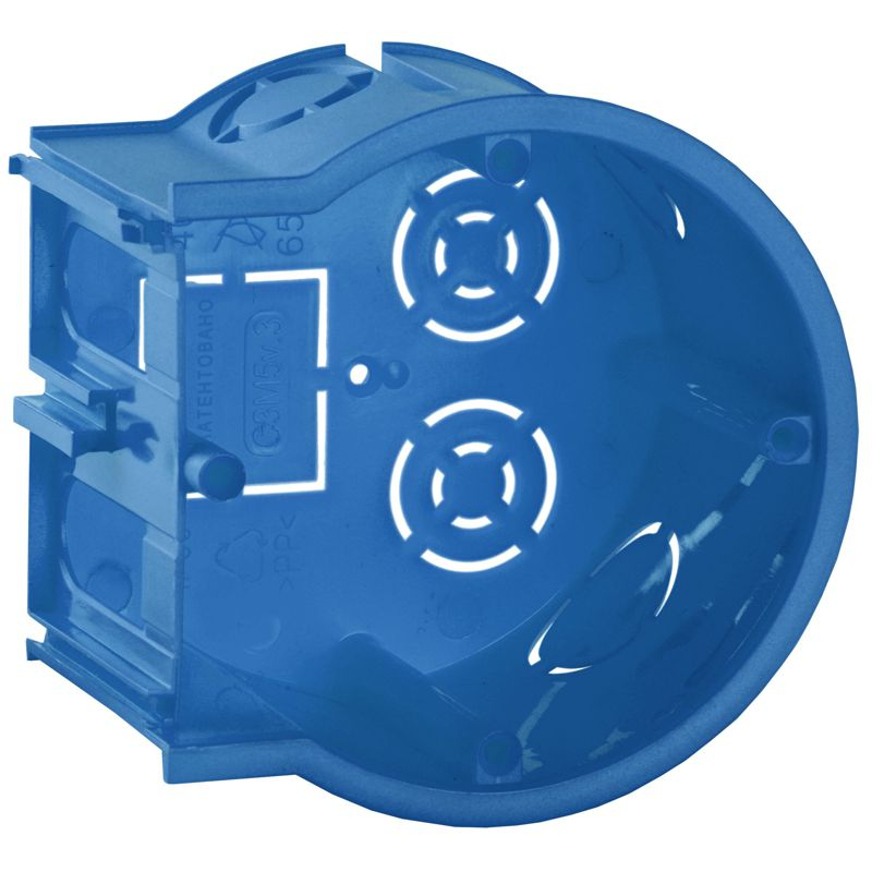 Коробка установочная СЗ сборная для твердых стен D=68х45мм (оконечная) GENERICA