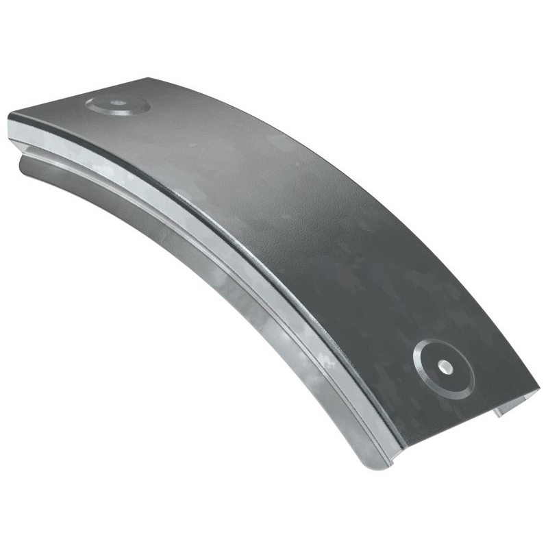 Крышка поворота плавного 45град вертикального внешнего (тип В20) ESCA 50мм HDZ IEK