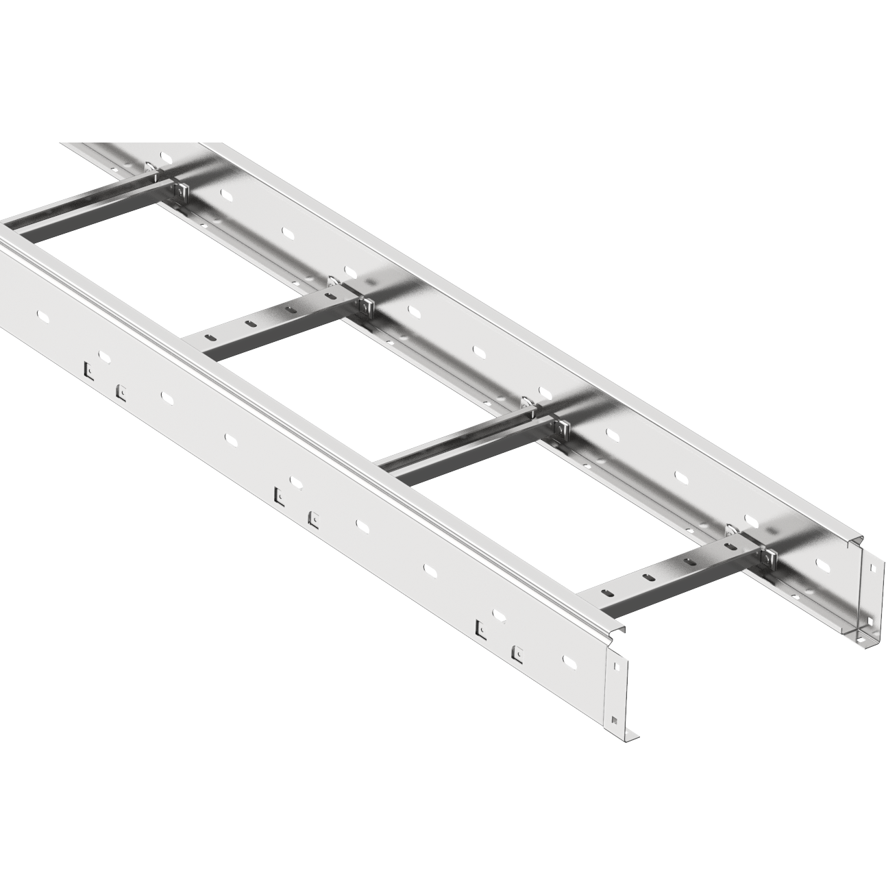 Лоток лестничный LESTA 55х200х3000-1,0 IEK