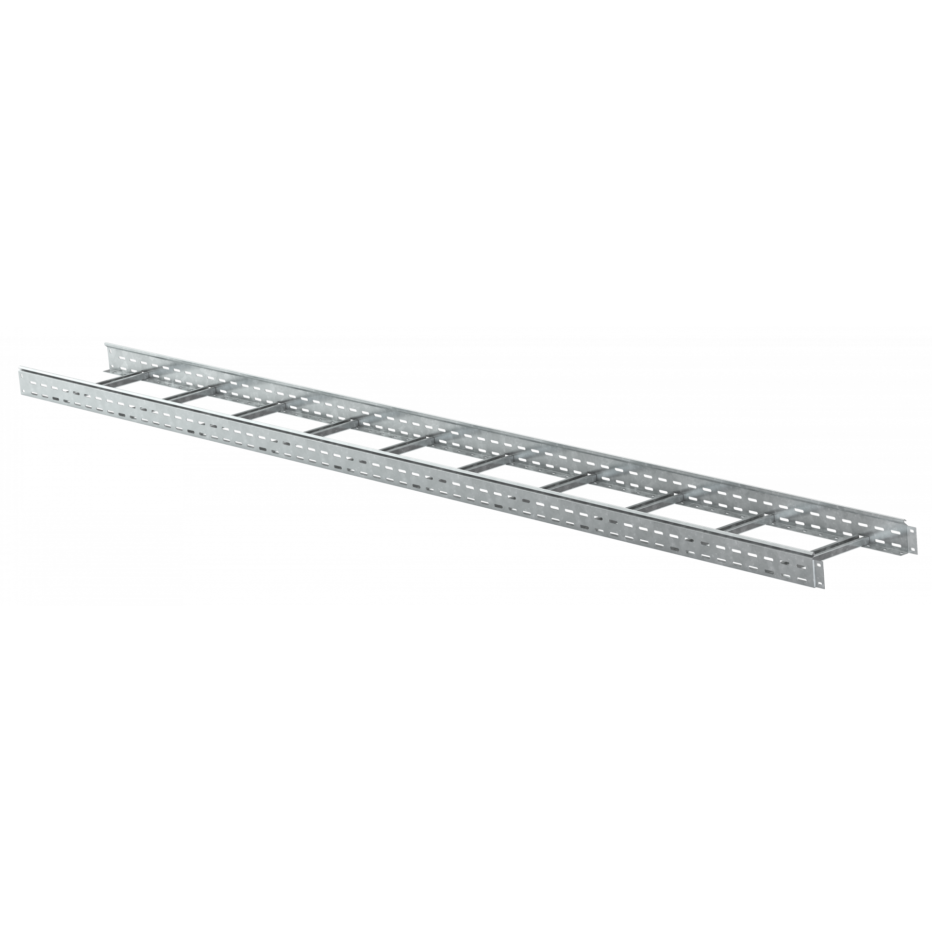 Лоток лестничный 80х400х3000, 1,5 мм