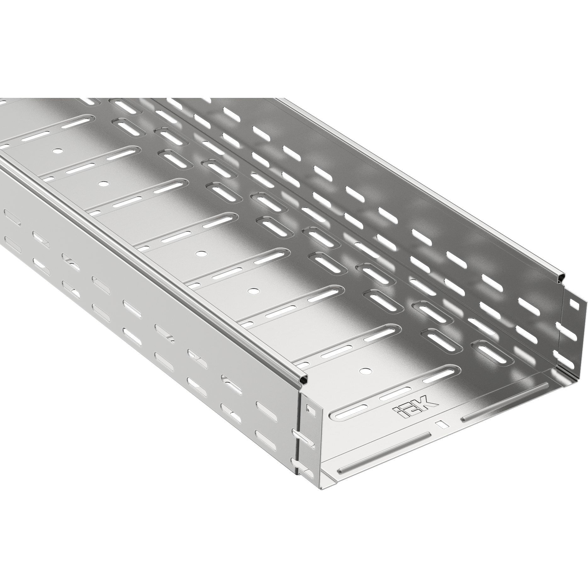 Лоток перфорированный 100х200х3000 толщ. 1,0 мм ИЭК