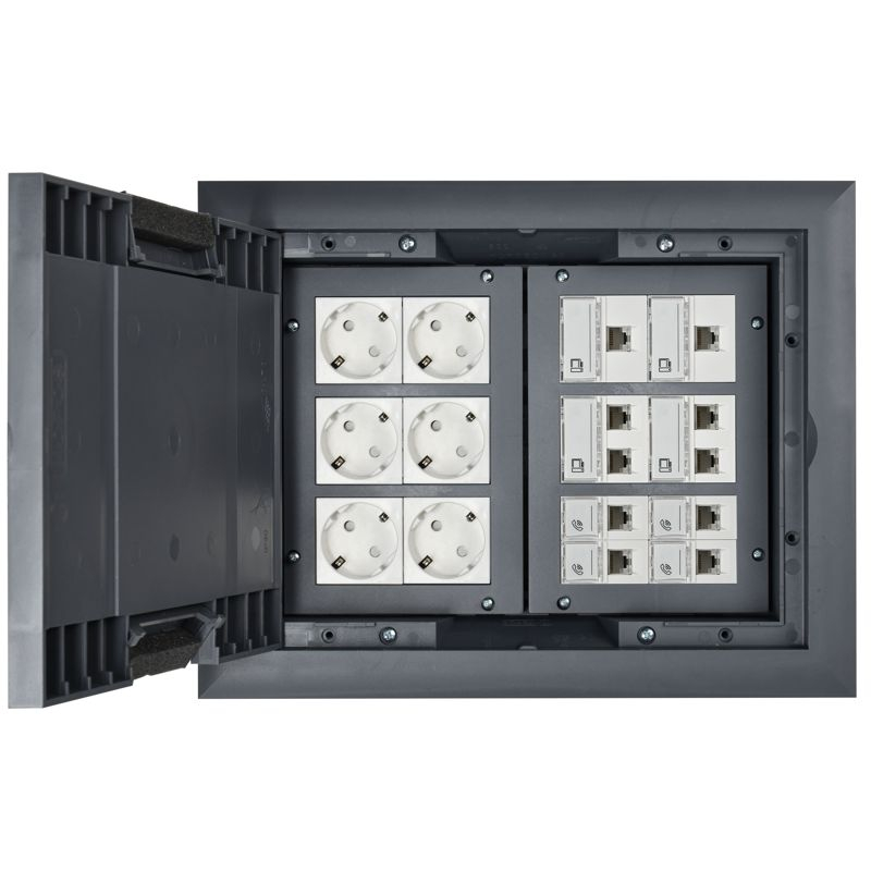 PRIMER Лючок напольный на 24 модуля ONFLOOR 24 IEK