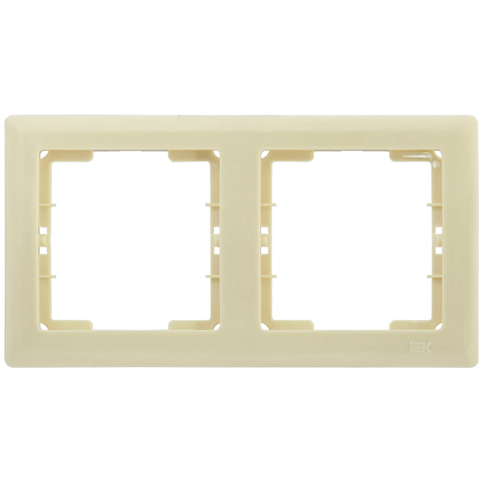 РГ-2-БК Рамка 2 мест. гориз. BOLERO кремовый IEK