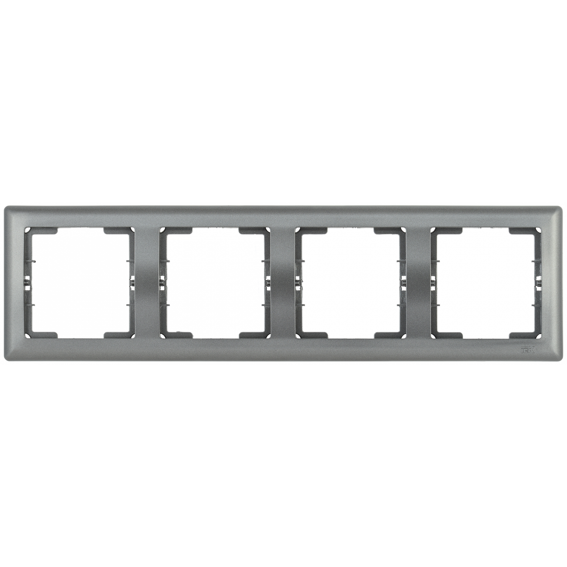 РГ-4-БА Рамка 4 мест. гориз. BOLERO антрацит IEK