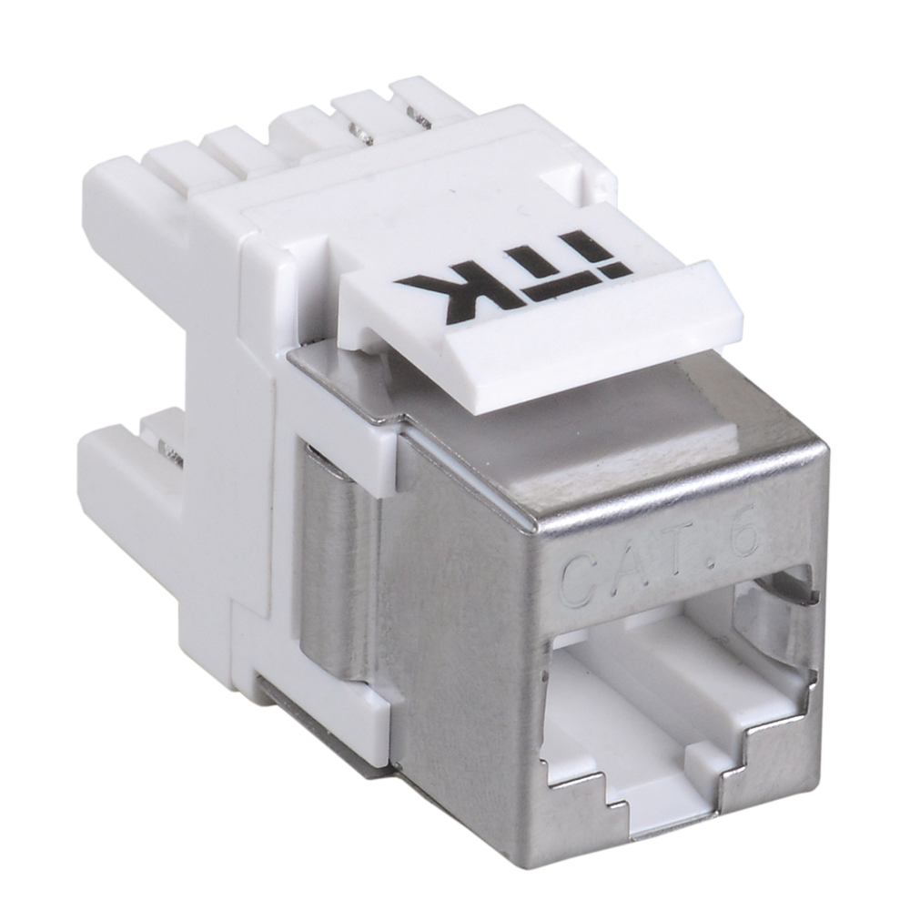 ITK Модуль Keystone Jack кат.6, FTP, IDC Dual, вертикальная заделка