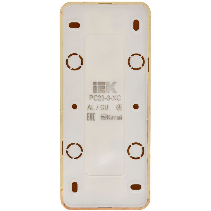 GLORY Розетка 3-местная для открытой установки с заземлением без защитных шторок 16А РС23-3-ХС сосна IEK