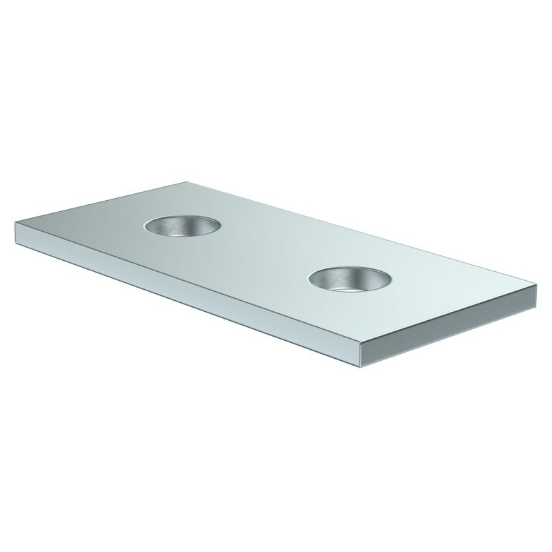 Пластина соединительная с 2 отверстиями для STRUT-профиля EZ IEK