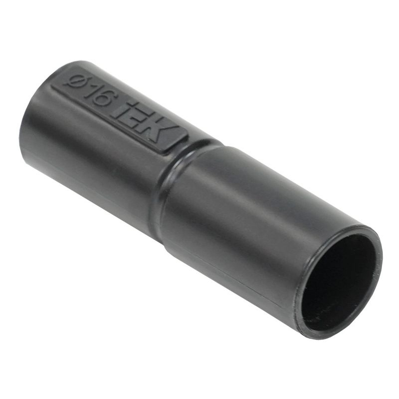 ELASTA Муфта труба-труба GI16G черная IEK