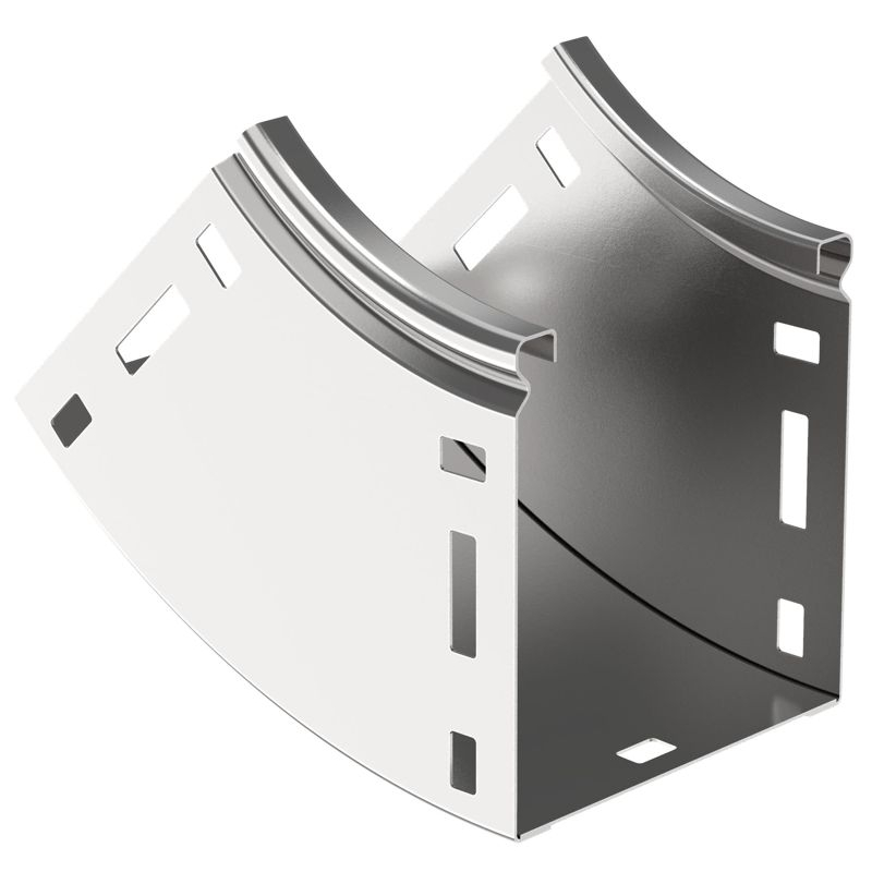 ESCA Поворот плавный 45град тип В10 80х100мм IEK