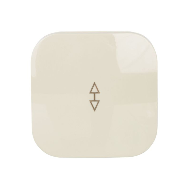 GLORY Выключатель 1-клавишный для открытой установки проходной 10А ВСп10-1-0-ХК кремовый IEK