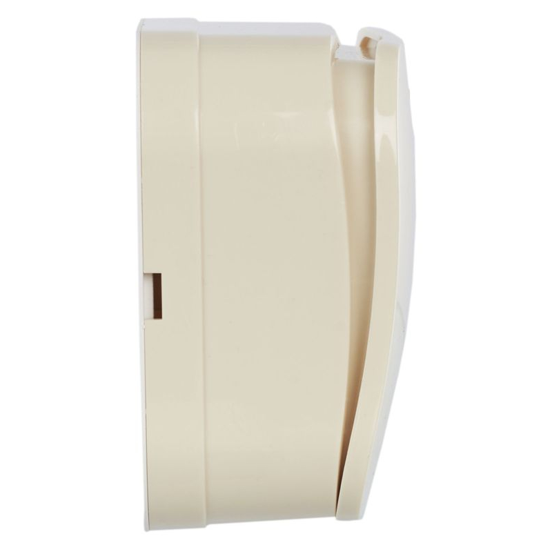 GLORY Выключатель 1-клавишный для открытой установки проходной 10А ВСп10-1-0-ХК кремовый IEK