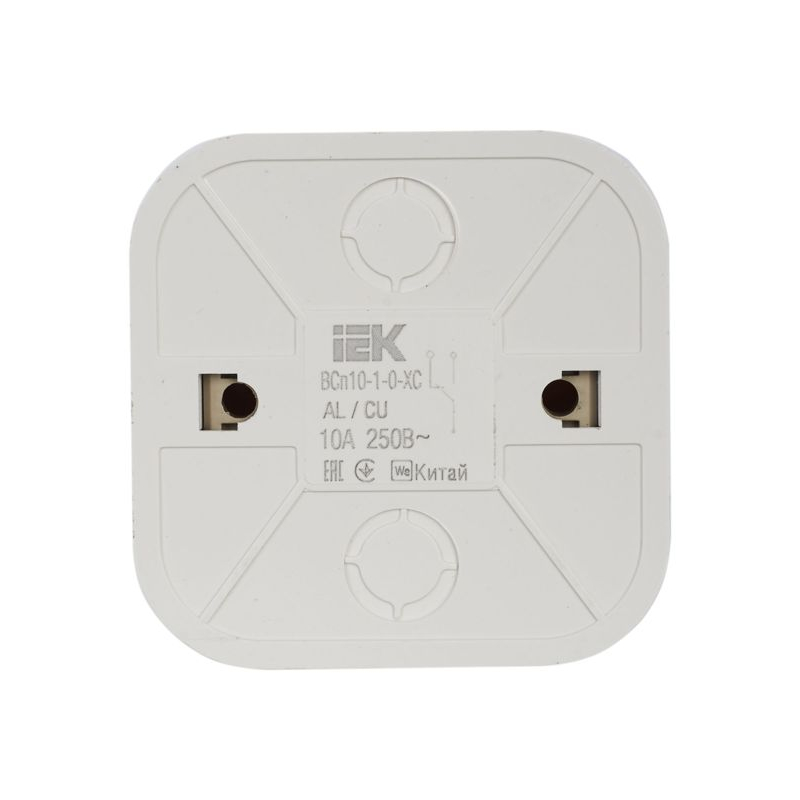 GLORY Выключатель 1-клавишный для открытой установки проходной 10А ВСп10-1-0-ХС сосна IEK