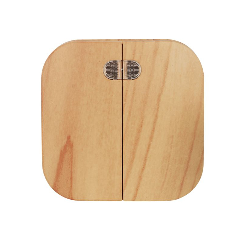 GLORY Выключатель 2-клавишный для открытой установки с индикацией 10А ВС20-2-1-ХС сосна IEK