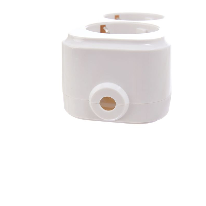 Розетка переносная разборная с заземлением К02 2 места CLASSIC IEK