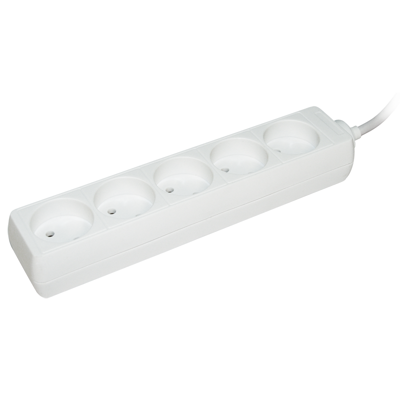 Удлинитель  У5  5 мест 2Р/3метра 2х0.75мм2  10А/250В   ИЭК