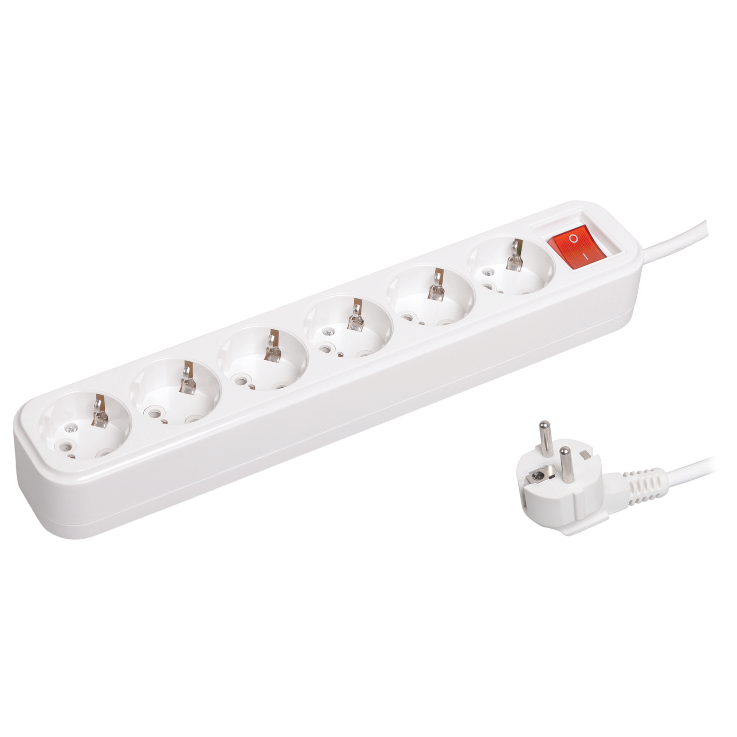 Удлинитель У06В 6 места 2P+PE/1,5м 3х1мм2 16А/250В CLASSIC IEK