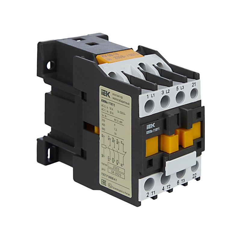Контактор КМИе-11811 18А 230В/АС3 1NC GENERICA