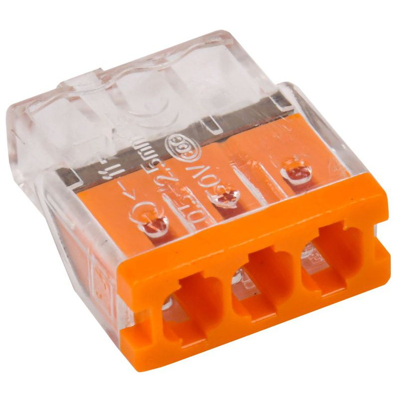 Строительно-монтажная клемма СМК 772-203 компактная (4шт/упак) IEK