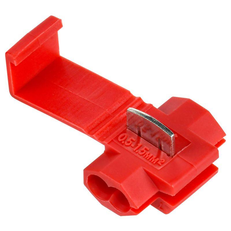 Зажим-ответвитель ЗПО-2 0,5-1,5мм2 красный (100шт) IEK