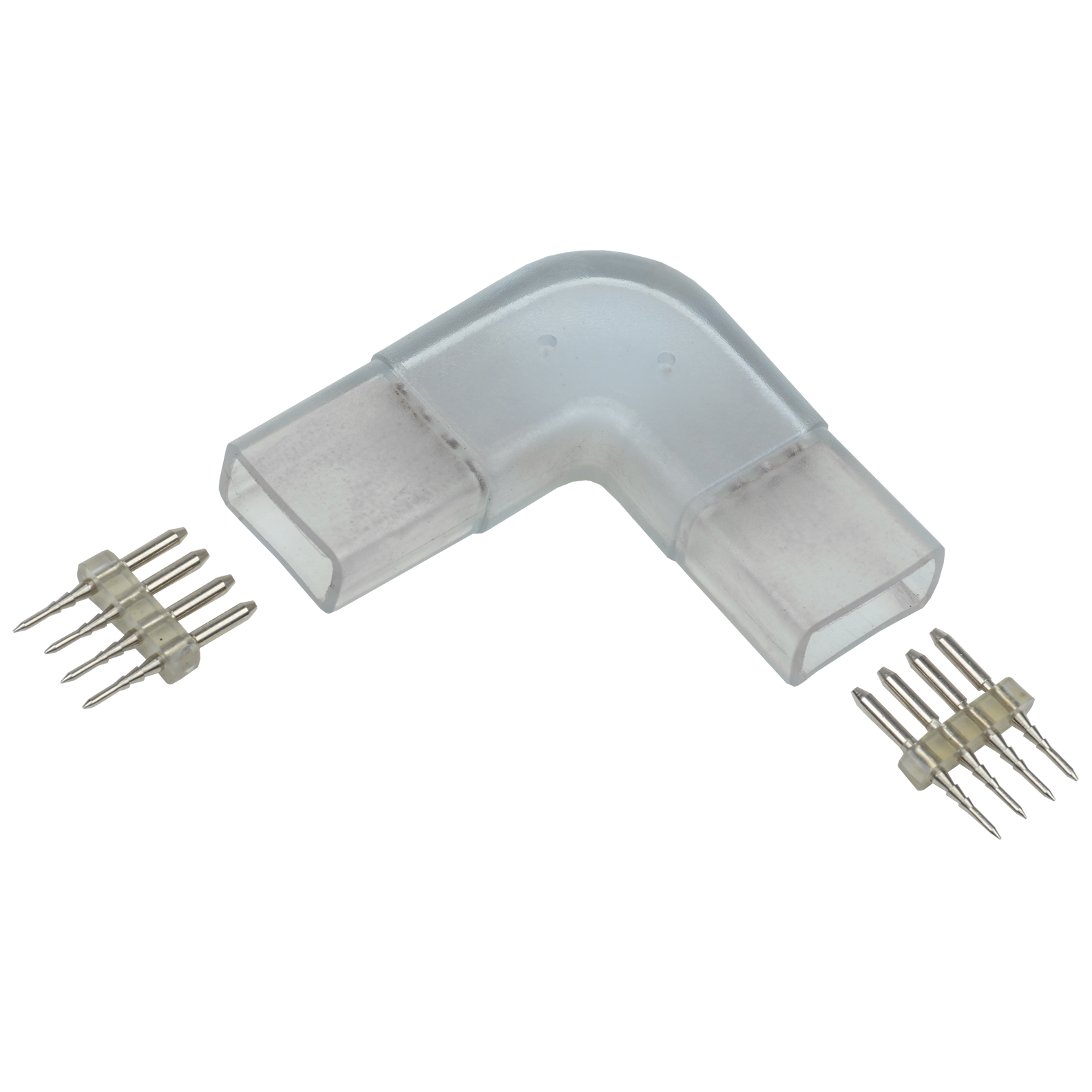 Коннектор ALFA RGB 14мм угловой (разъем-разъем) (5шт) UA IEK