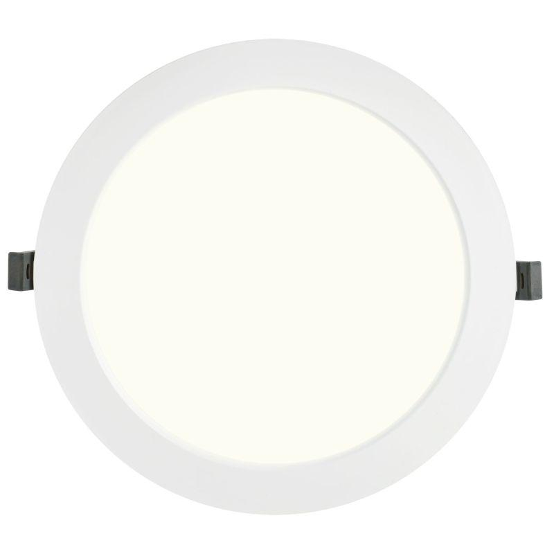 Светильник светодиодный ДВО 1615 белый круг 24Вт 4000К IP20 IEK