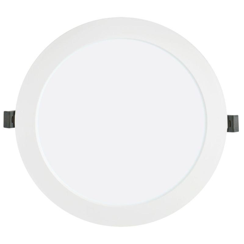 Светильник светодиодный ДВО 1615 белый круг 24Вт 6500К IP20 IEK