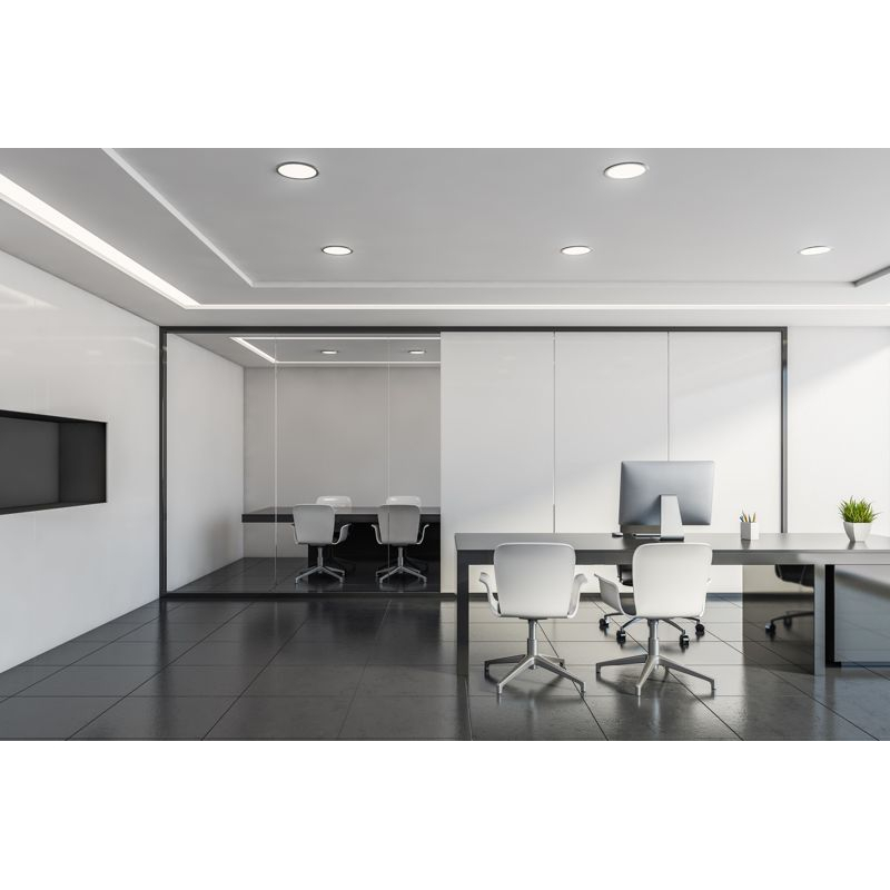 Светильник светодиодный ДВО 1714 белый круг 12Вт 4000К IP40 IEK