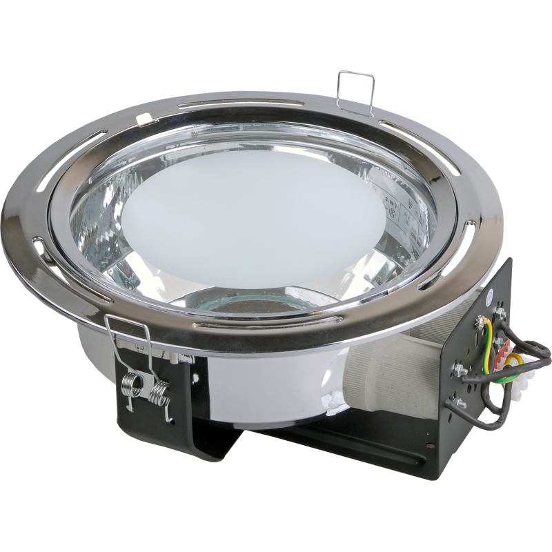 Светильник ЛВО1502 никел/круг рел мат цент Е27 2х26 IP20 IEK