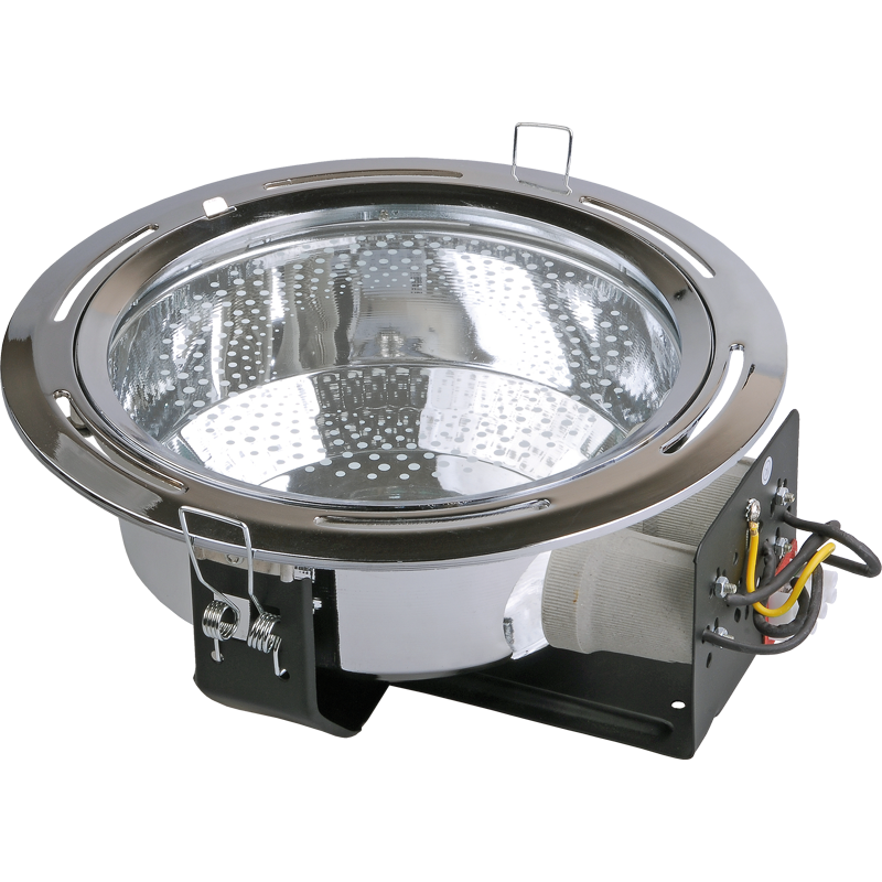 Светильник ЛВО1503 никел/круг рел мат край Е27 2х26 IP20 IEK