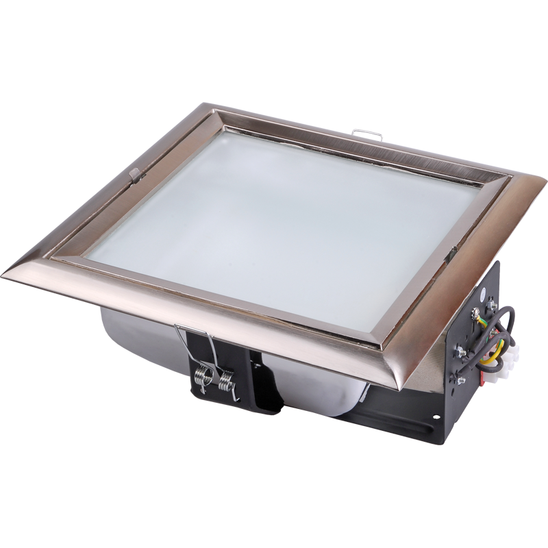 Светильник ЛВО1505 белый/квадр мат полн Е27 2х26 IP20 IEK