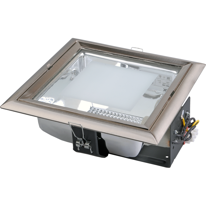 Светильник ЛВО1506 никел/квадр мат цент Е27 2х26 IP20 IEK