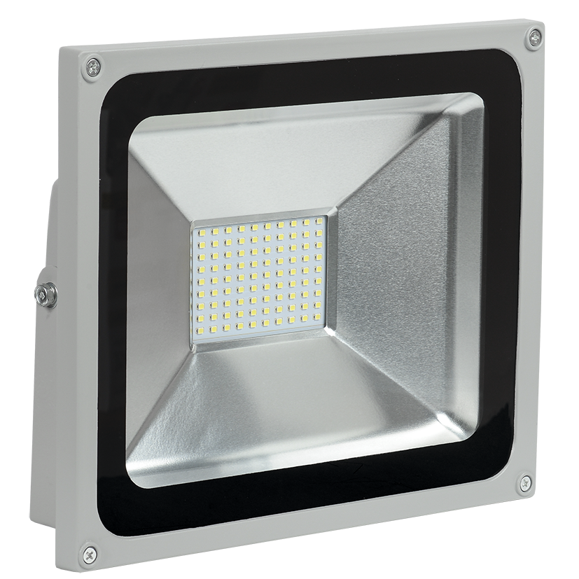 Прожектор светодиодный СДО 05-50 SMD IP65 серый IEK
