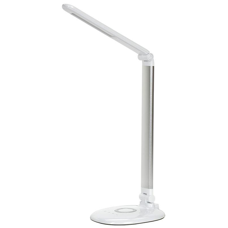 Светильник светодиодный настольный 2014 9Вт на подставке диммер ночник серебро IEK