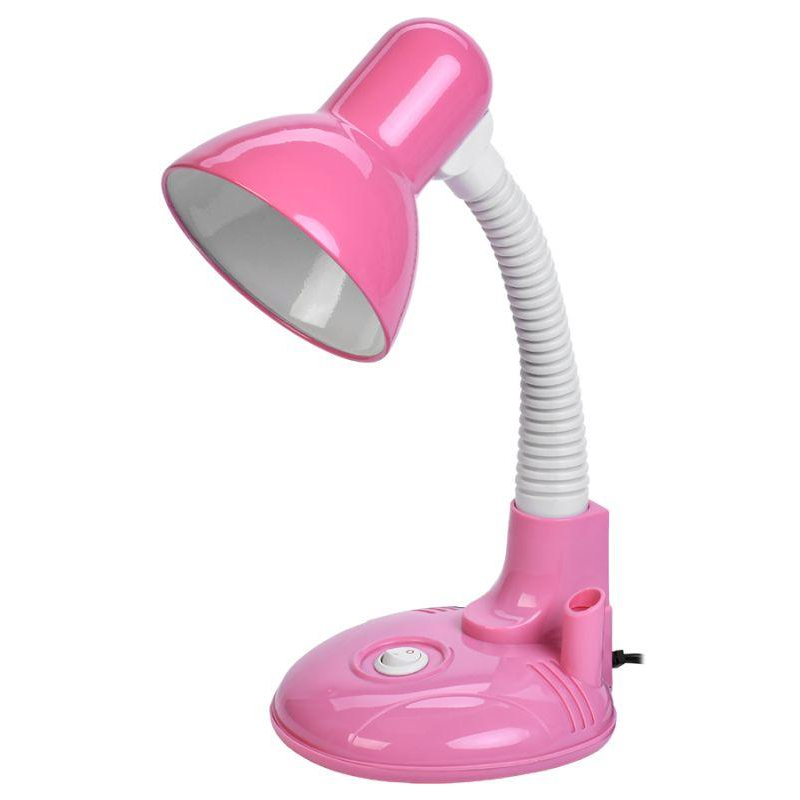 Светильник настольный 1005 с кармашком Е27 розовый IEK