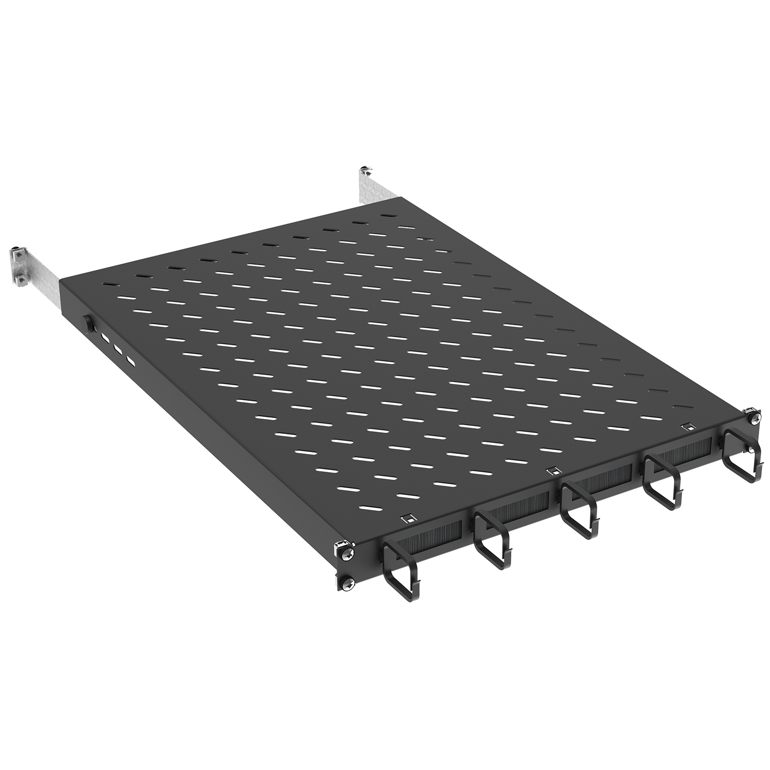 ITK by ZPAS Полка стац. 19" 1U орг. щет. 120кг 850мм черн.