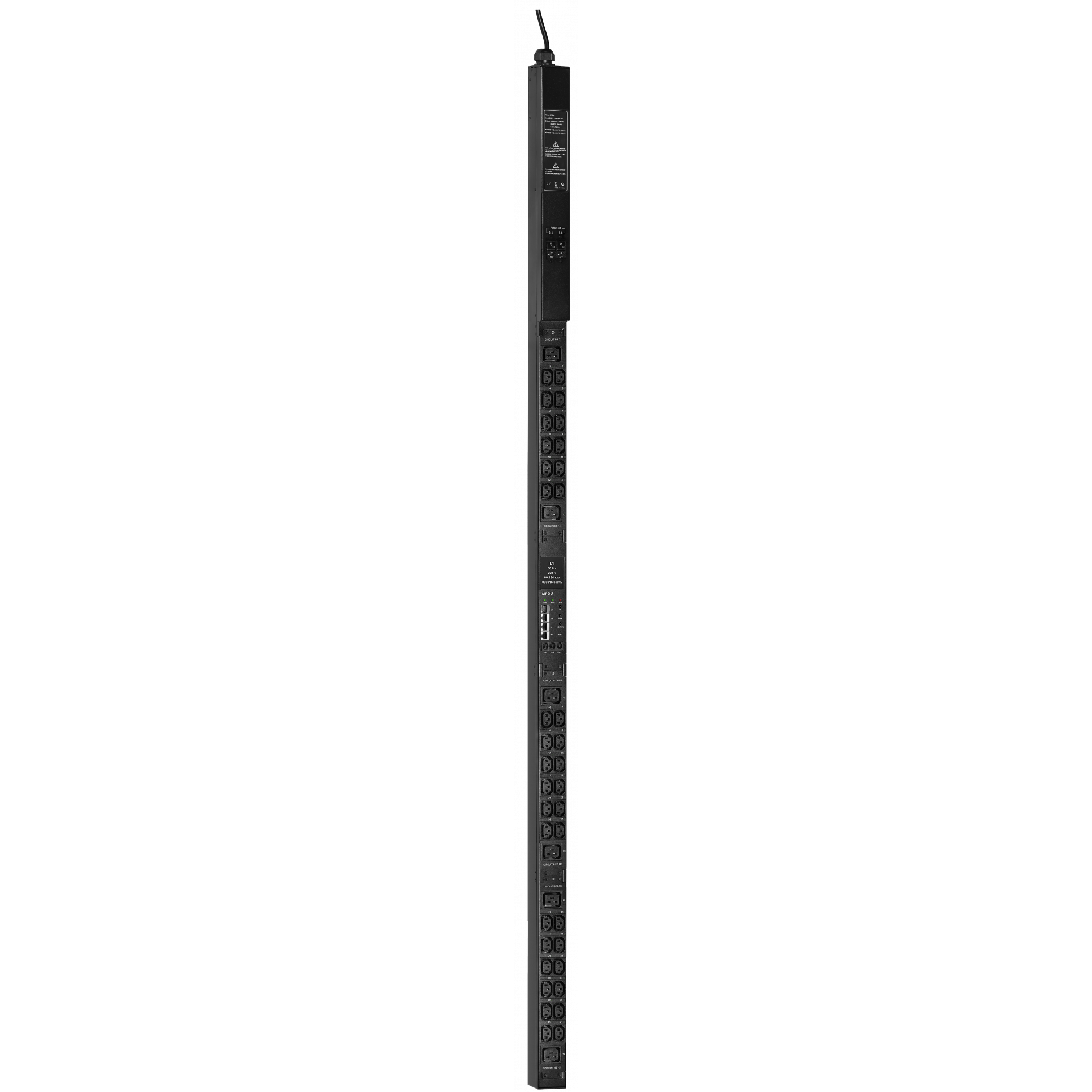 ITK ADMIN PDU мон. 1Ф 32А 36С13 6С19 каб. IEC60309