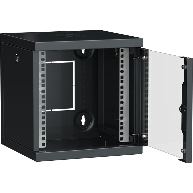 ITK LINEA WS Шкаф 10 6U 320х310мм дверь обзорная со стеклом черный