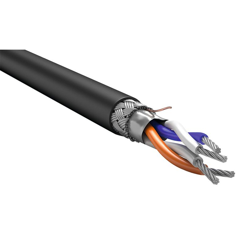 ITK Кабель интерфейсный RS-485 2х2х0,78 нг(А)-HF черный (200м)