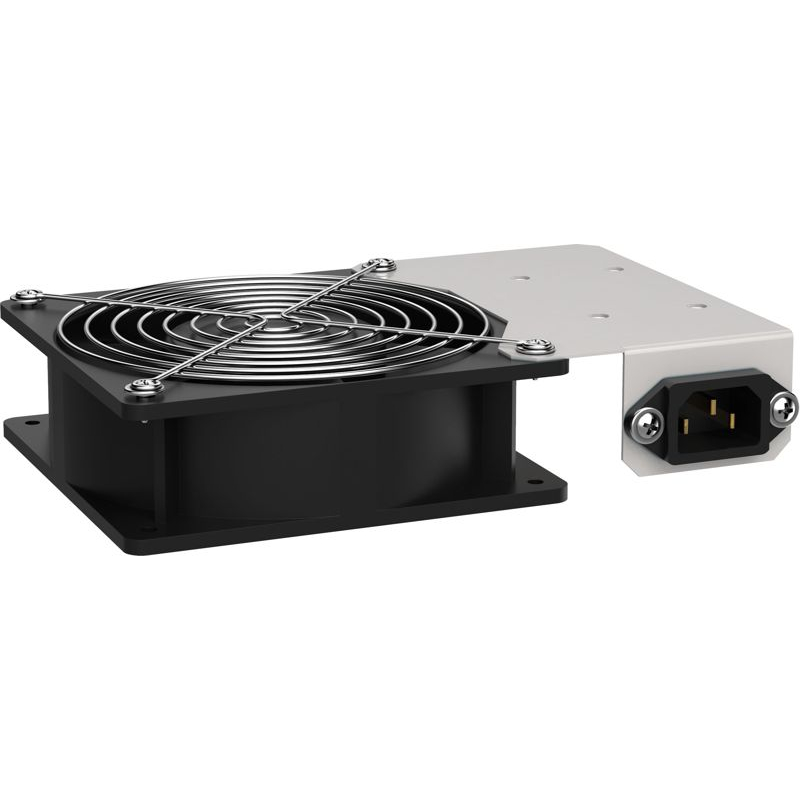 ITK Панель вентиляторная 1 модуль без кабеля питания разъем С14 серая