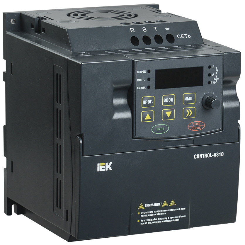 Преобразователь частоты CONTROL-A310 220В 3Ф 0,75кВт 4A IEK