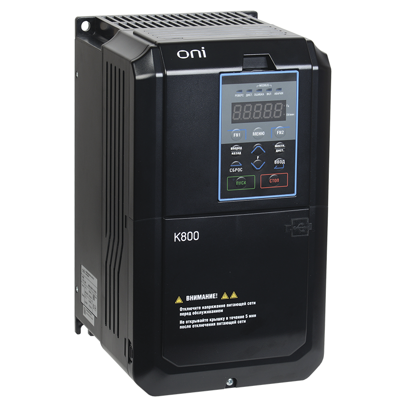 Преобразователь частоты K800 380В 3Ф 5,5-7,5кВт 12-13А серии ONI