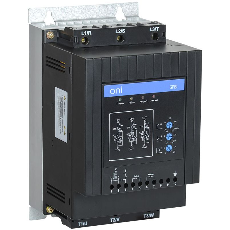 Устройство плавного пуска SFB 3Ф 380В 18кВт 37A Uупр 24В Modbus ONI